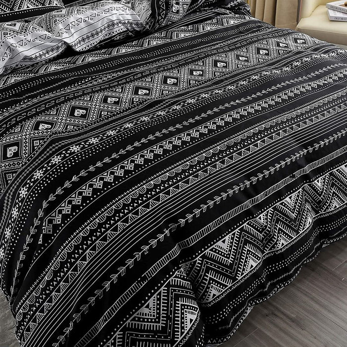 Hugo Reversible Queen Size Duvet Doona Quilt Cover Set