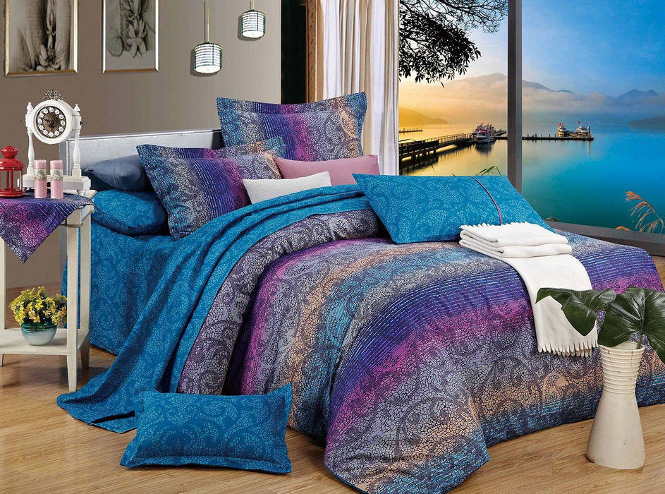 Tanya Super King Size Duvet Doona Quilt Cover Set