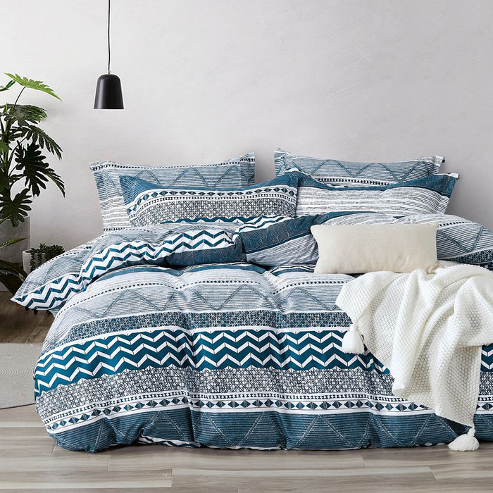 Dennings Super King Size Quilt/Doona/Duvet Cover Set