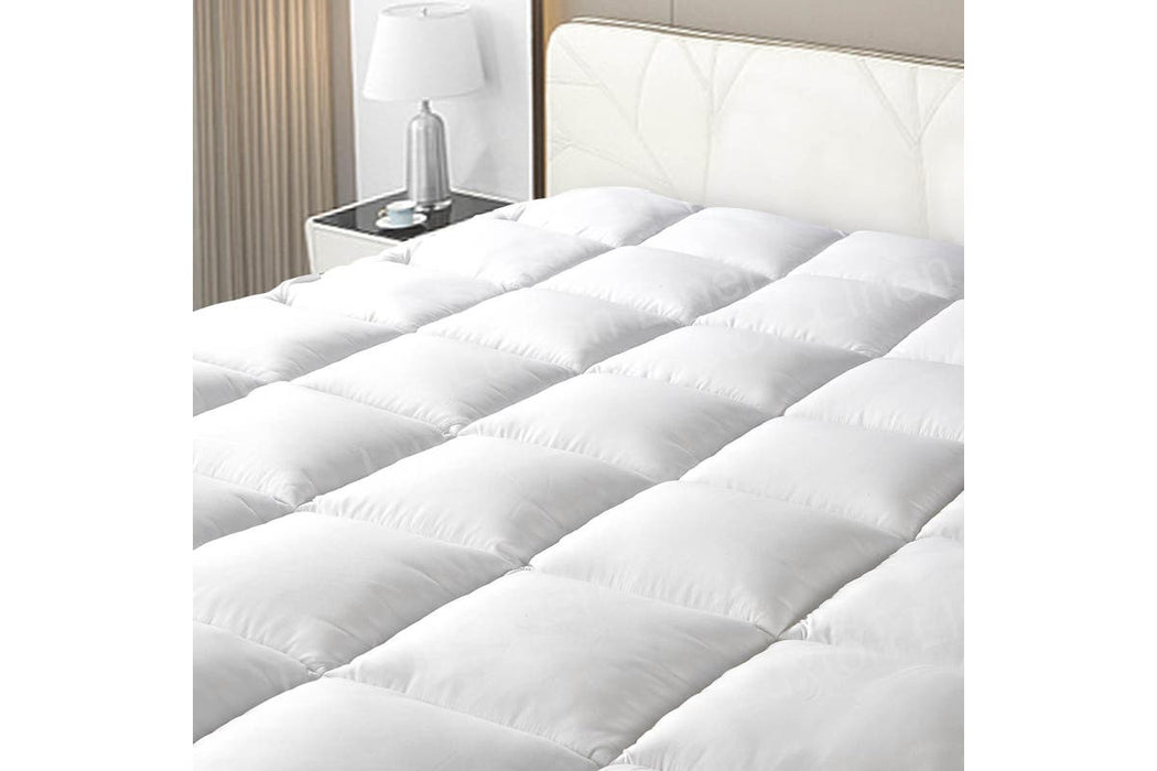 Luxton King Size 1000GSM Bamboo Mattress Topper with Gusset Support