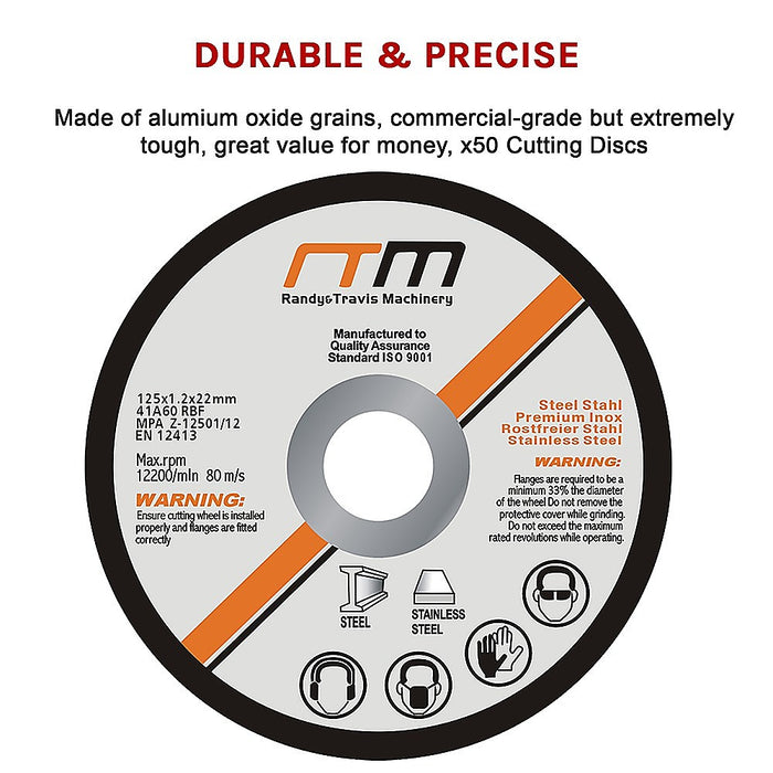 125mm 5" Cutting Disc Wheel for Angle Grinder x50