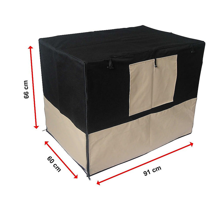 36" Pet Dog Crate with Waterproof Cover