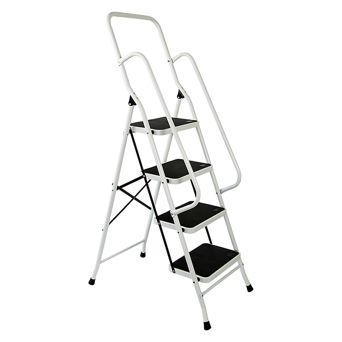 Foldable Non Slip 4 Step Steel Ladder