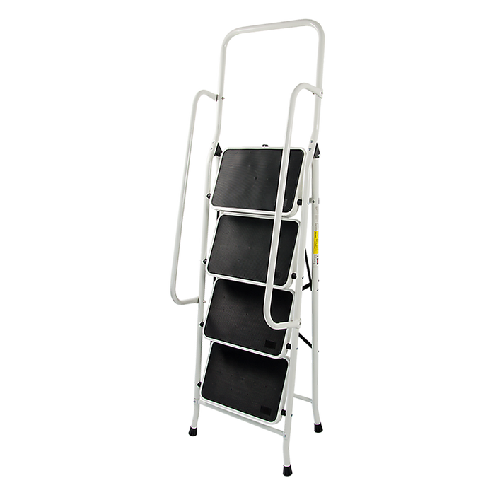 Foldable Non Slip 4 Step Steel Ladder