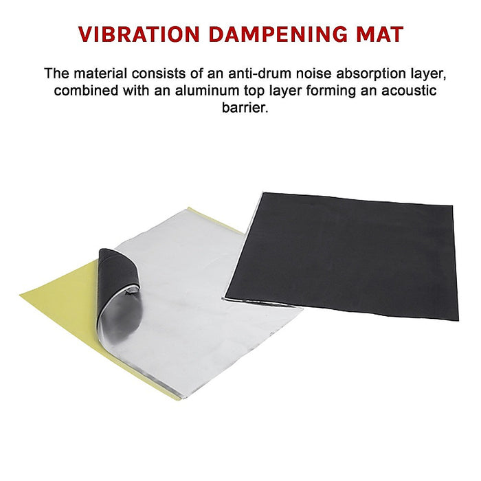 1.8m2  Sound Deadener Butyl Car Insulation Dampening Proofing