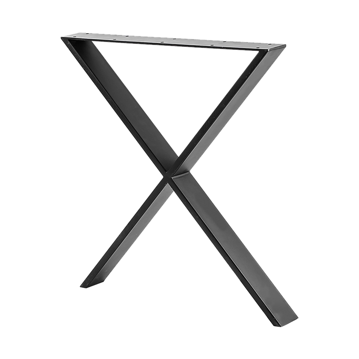 X Shaped Table Bench Desk Legs Retro Industrial Design Fully Welded