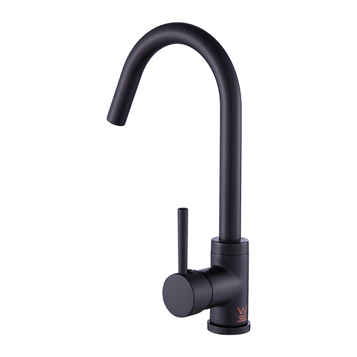 Kitchen Mixer Tap Faucet Basin Laundry Sink - BLACK