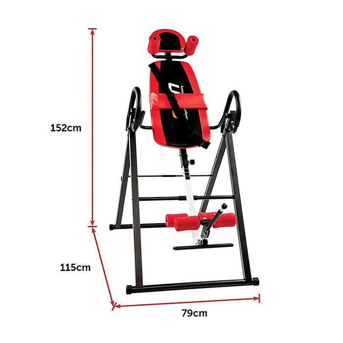 Inversion Table Gravity Stretcher Inverter Foldable Home Fitness Gym