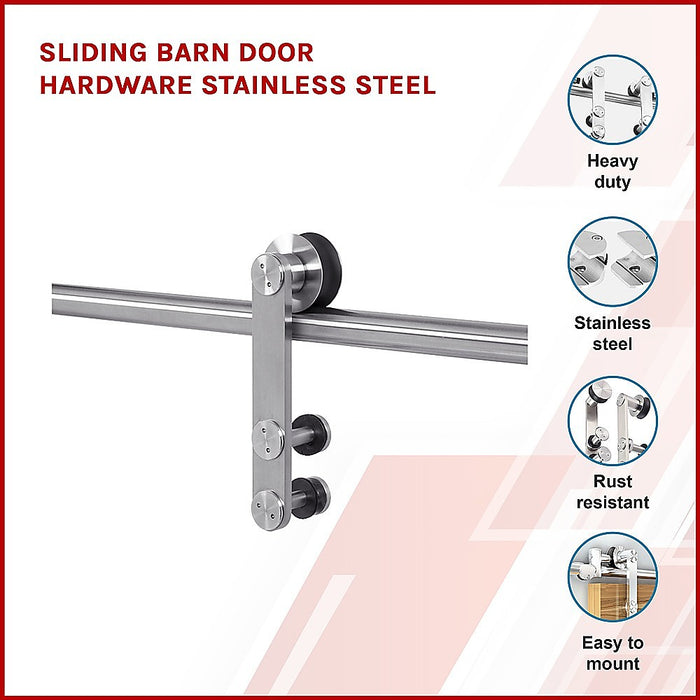 Sliding Barn Door Hardware Stainless Steel