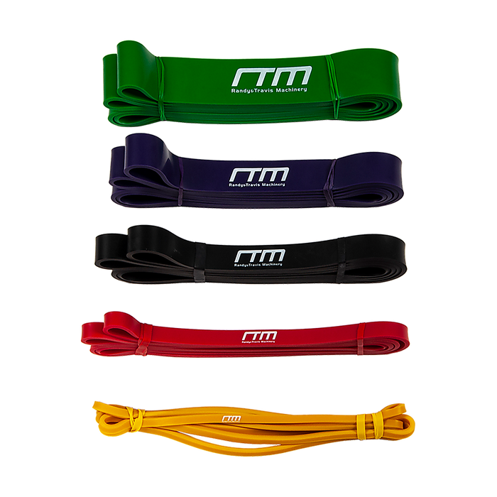 Resistance Band Loop Set of 5 Heavy Duty Gym Yoga Workout