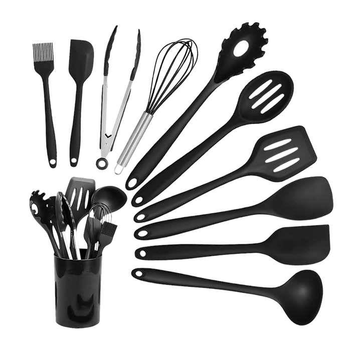 11pcs Kitchen Utensil Set Silicone Heat-Resistant Non-Stick Kitchen Utensils kit