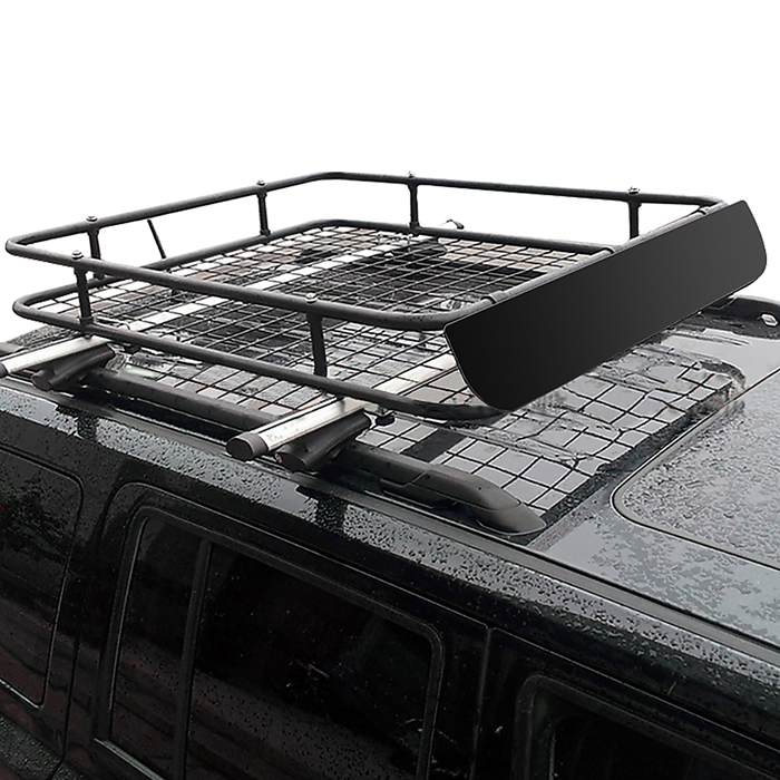 Universal Roof Rack Basket - Car Luggage Carrier Steel Cage Vehicle Cargo