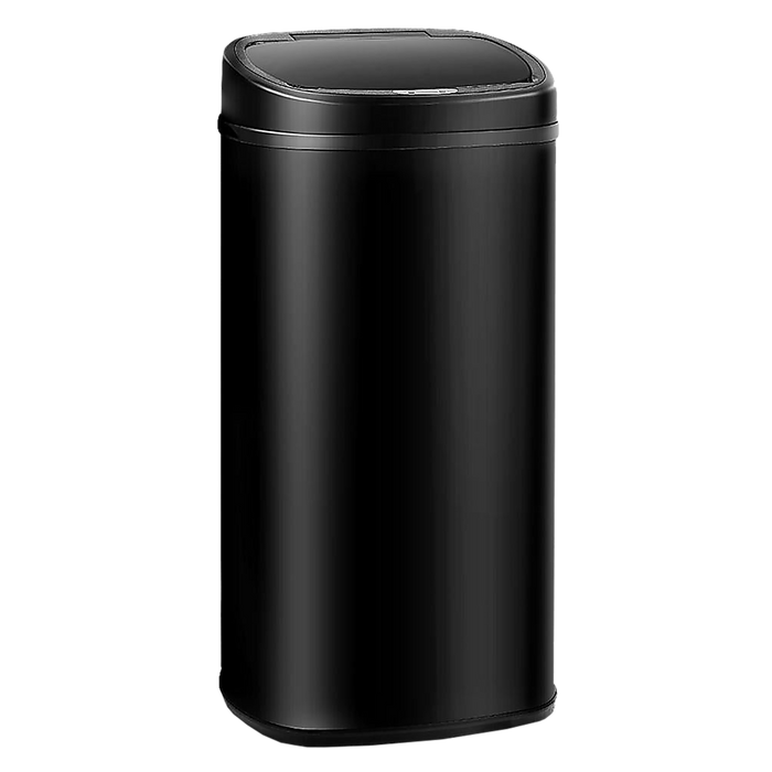 68L Motion Sensor Bin Automatic Stainless Steel Kitchen Rubbish Trash - Black