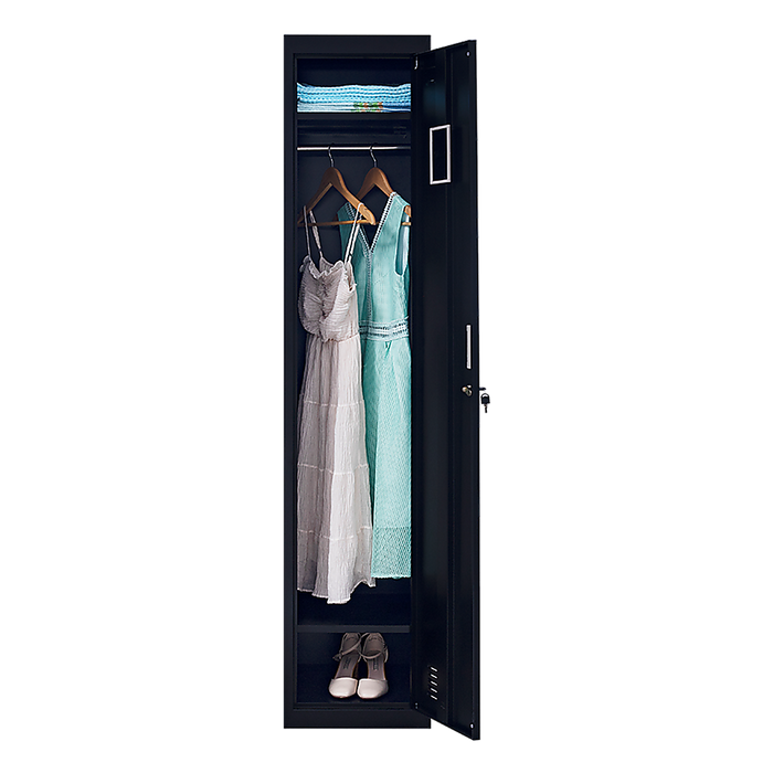 One-Door Office Gym Shed Clothing Locker Cabinet