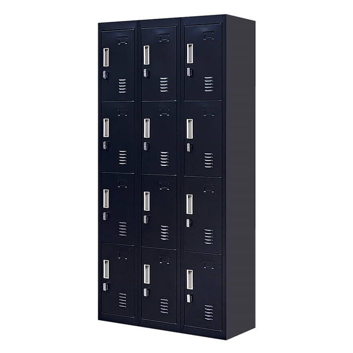 12-Door Locker for Office Gym Shed School Home Storage