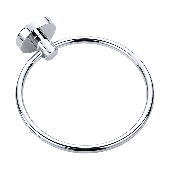 Classic Chrome Towel Bar Rail Ring Bathroom