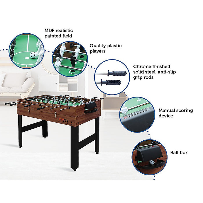 4FT 3-in-1 Games Foosball Soccer Hockey Pool Table