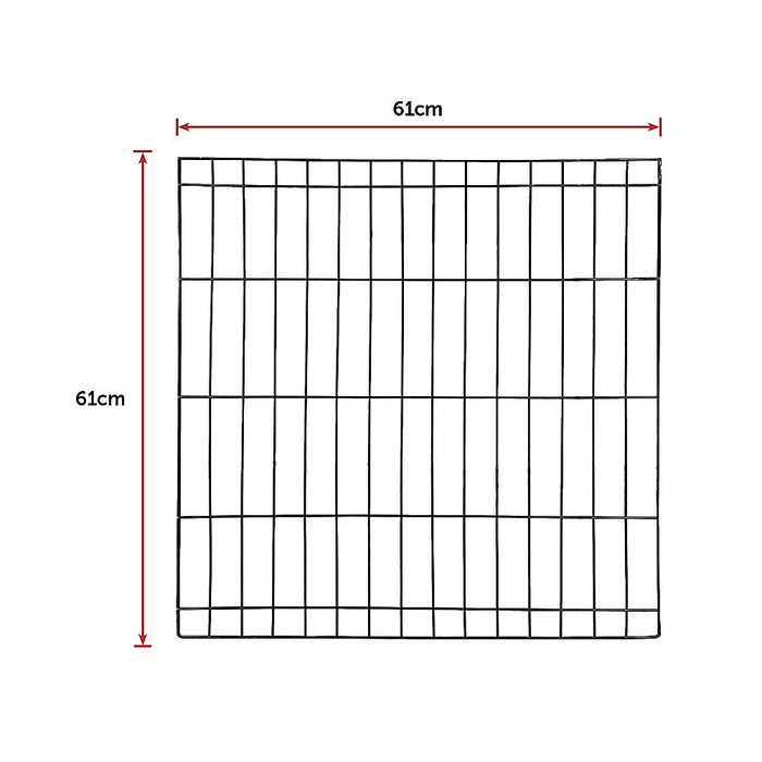 24" 8 Panel Pet Dog Playpen Puppy Exercise Cage Enclosure Fence Play Pen