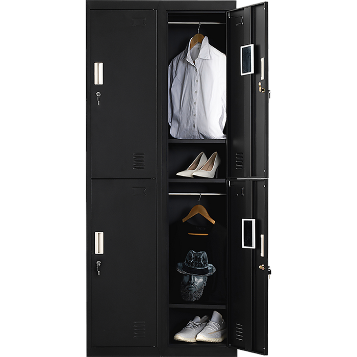 Four-Door Office Gym Shed Storage Locker