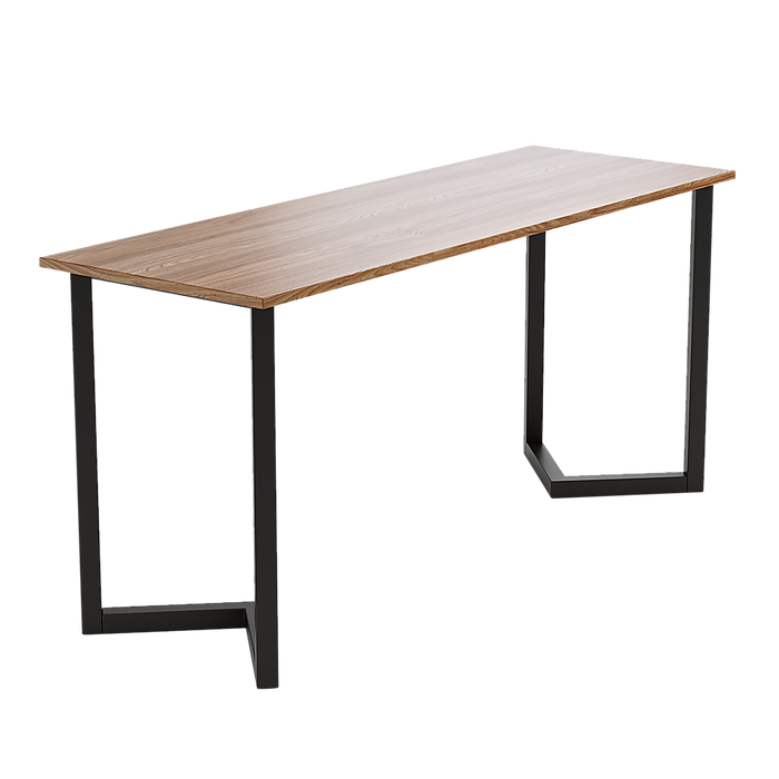 V Shaped Table Bench Desk Legs Retro Industrial Design Fully Welded - Black