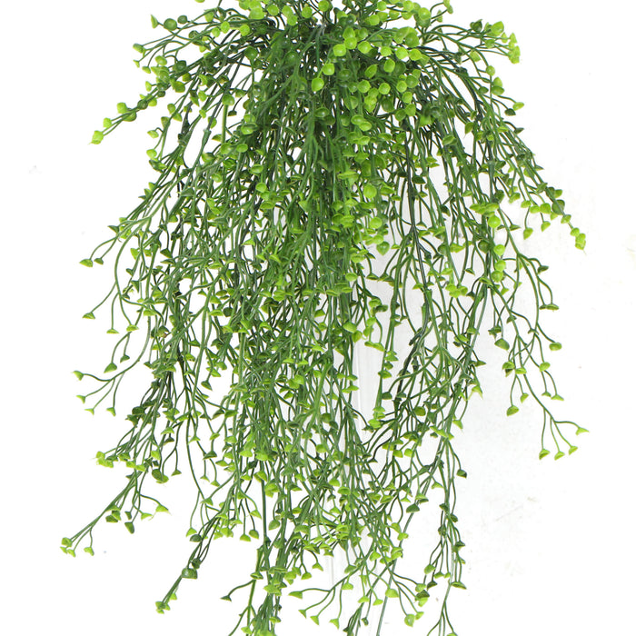 Artificial Hanging Plant (Natural Green) UV Resistant 90cm