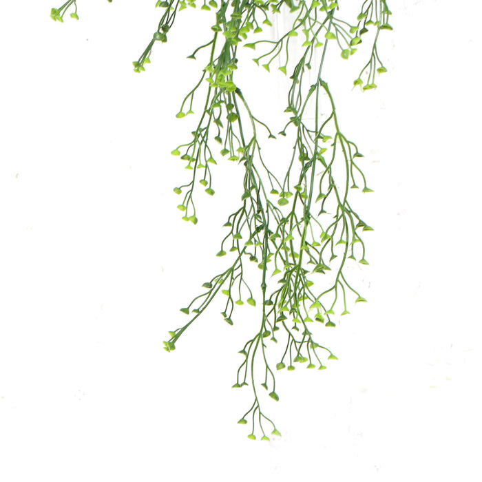 Artificial Hanging Plant (Natural Green) UV Resistant 90cm