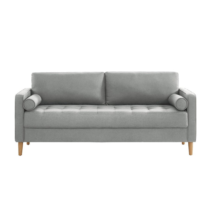 Cassandra 3 Seater Sofa Couch Light Grey