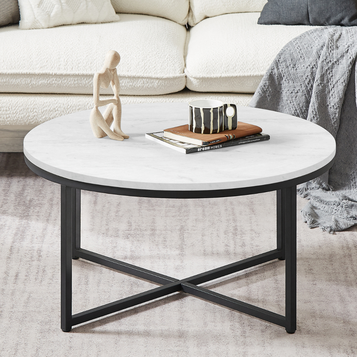 Jordyn Cross Legs Coffee Table