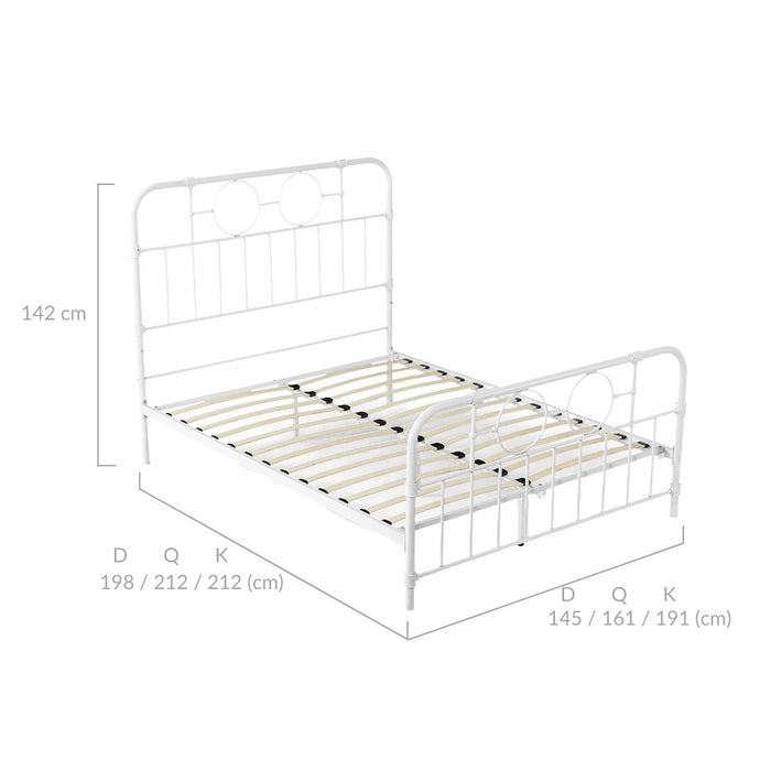 Sara Metal Bed Frame - Queen